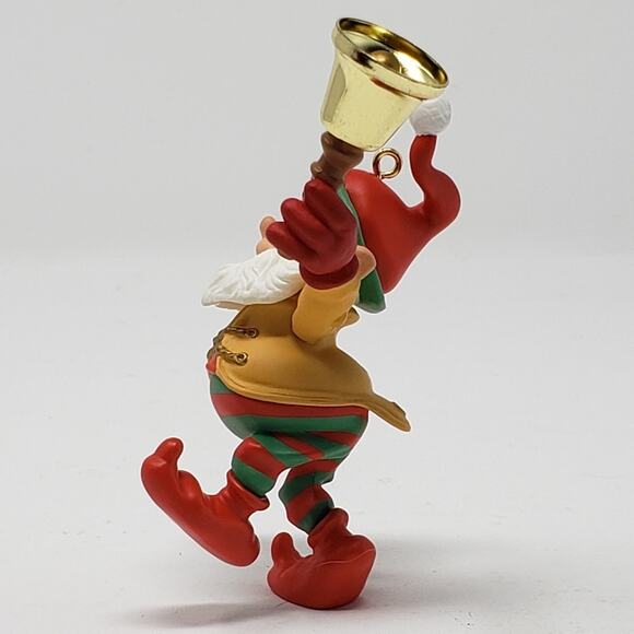 Hallmark 2000 Bell-Bearing Elf Handcrafted Keepsake Holiday Christmas Ornament - Picture 4 of 7